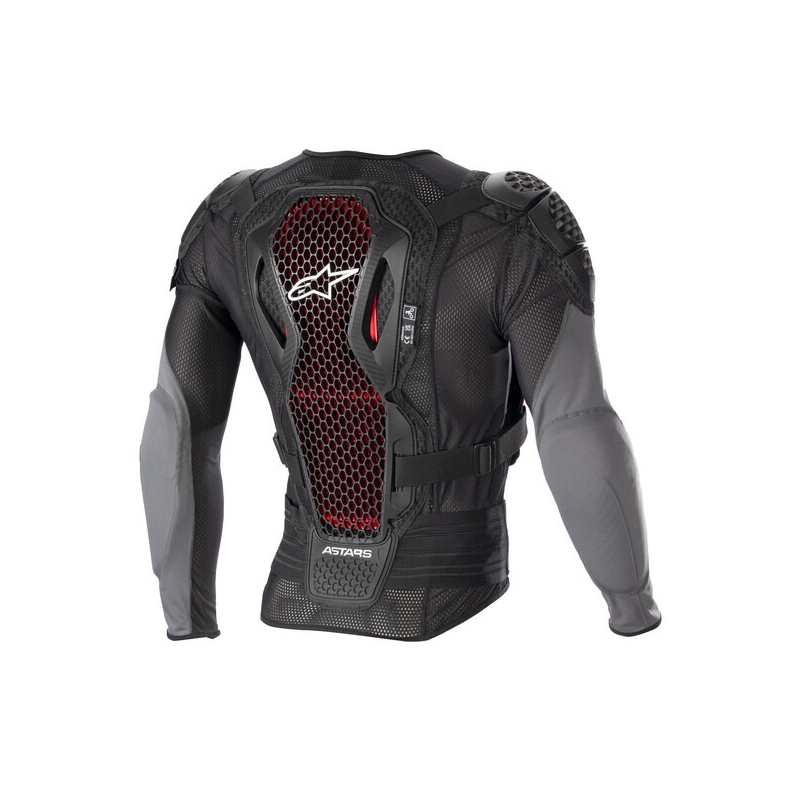 Alpinestars Bionic Plus 2 črno-sivo-rdeča zaščita telesa