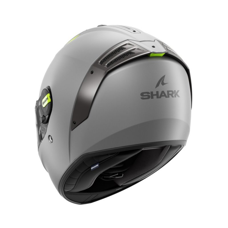 Integralna motoristična čelada SHARK SPARTAN RS Blank SP sivo-fluo rumena
