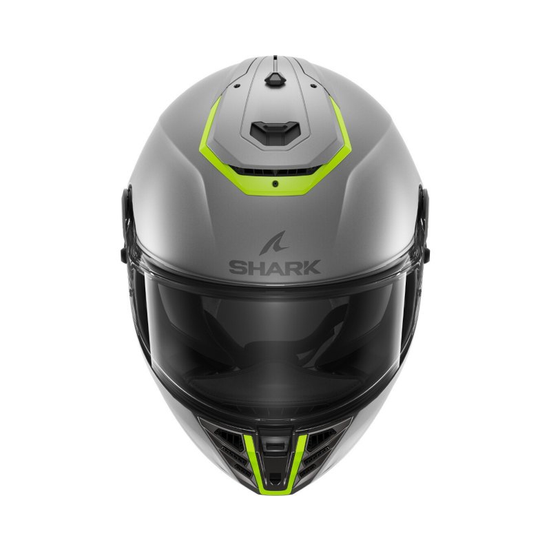 Integralna motoristična čelada SHARK SPARTAN RS Blank SP sivo-fluo rumena