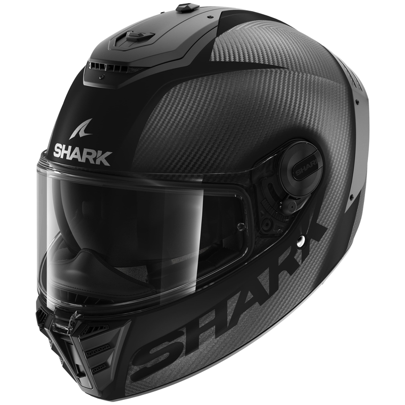 Integralna motoristična čelada SHARK SPARTAN RS Carbon Skin 2023 black matt