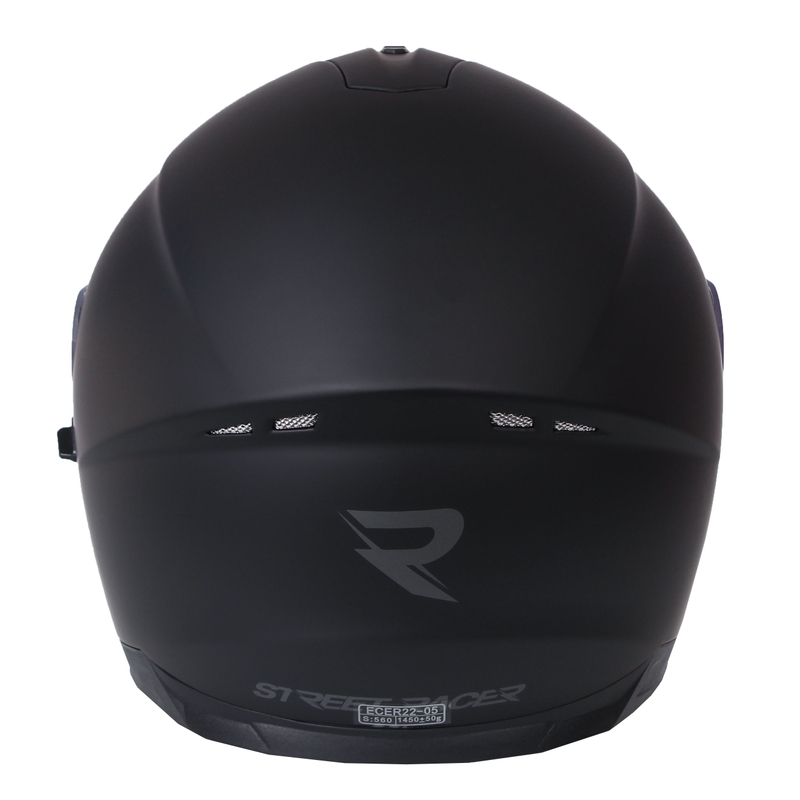 Integralna motoristična čelada Street Racer Magna black matt - razred II