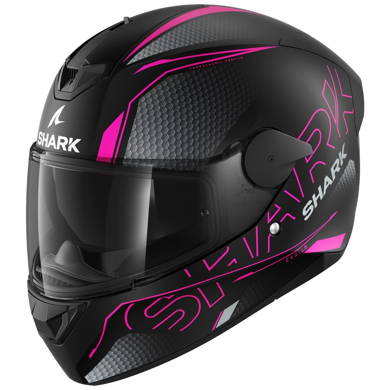 Integralna motoristična čelada SHARK D-SKWAL 2 Cadium black-pink