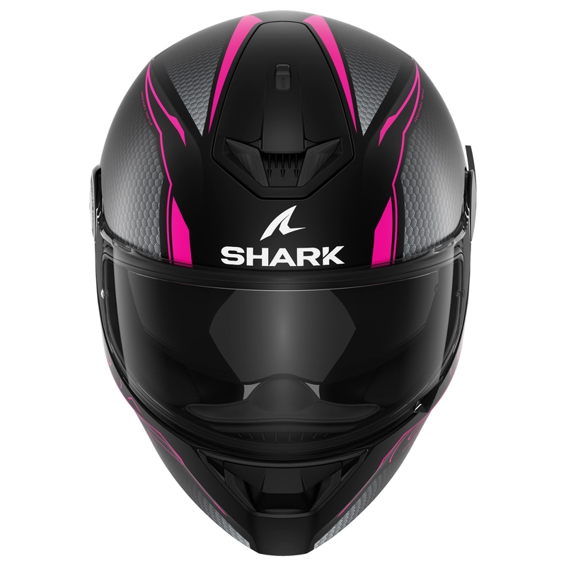 Integralna motoristična čelada SHARK D-SKWAL 2 Cadium black-pink
