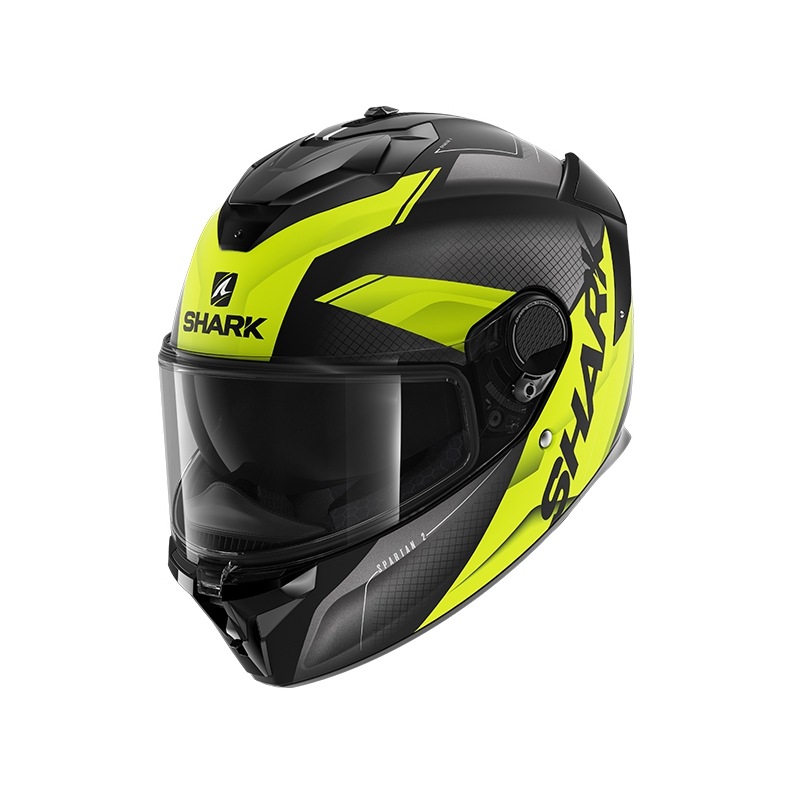 Integralna čelada SHARK SPARTAN GT Elgen antracit-fluo rumena