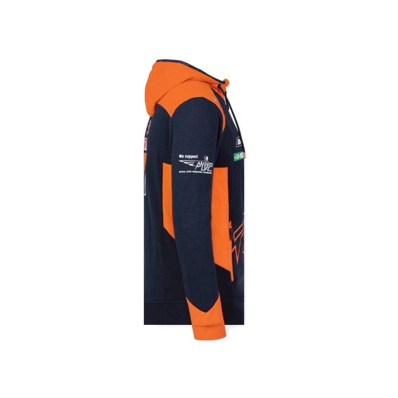 Kapuca KTM Red Bull Racing Official Teamline modro-oranžna