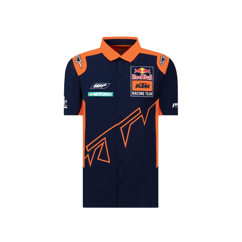 KTM Red Bull Racing Uradna majica Teamline modro-oranžna razprodaja