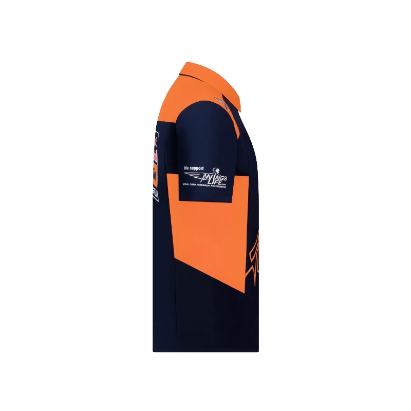 KTM Red Bull Racing Uradna majica Teamline modro-oranžna razprodaja