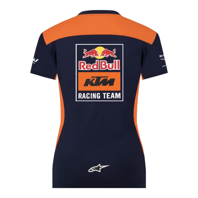 Ženska majica KTM Red Bull Racing Official Teamline modro-oranžna razprodaja
