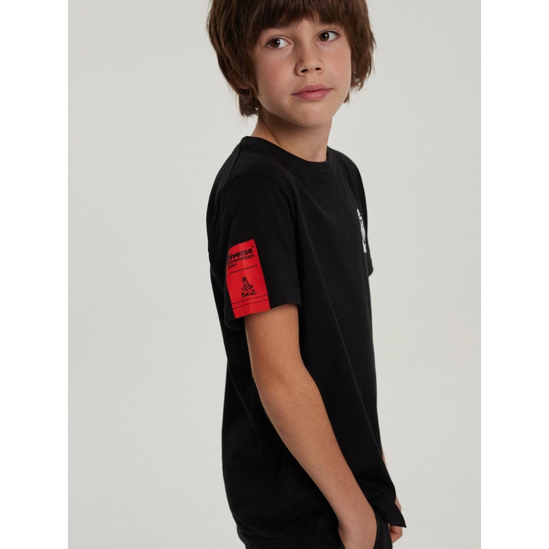 Otroška majica DAKAR DKR KID 322 črna