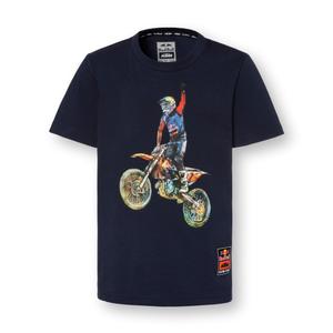 Otroška majica KTM Red Bull Jump modra