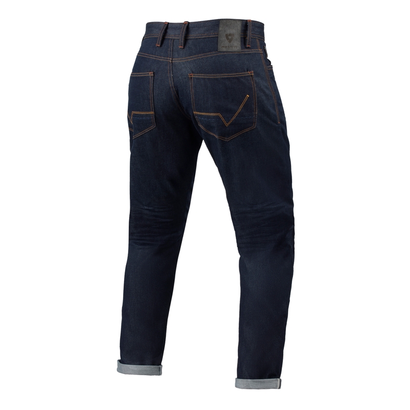 Revit Lewis Selvedge TF Temno modre podaljšane motoristične kavbojke