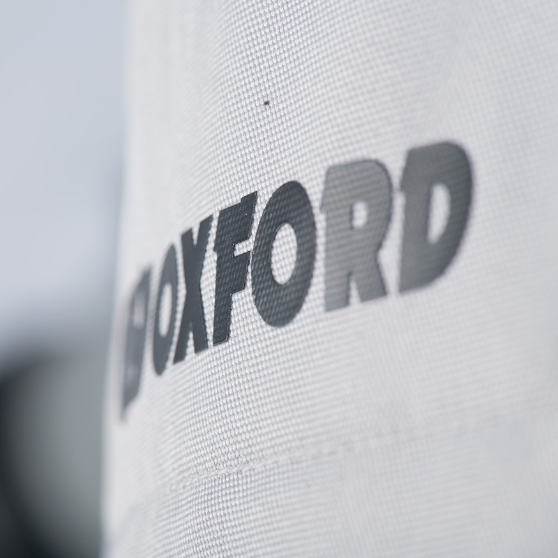 Oxford Dakar D2D Air srebrno-modro-fluo rumena motoristična jakna