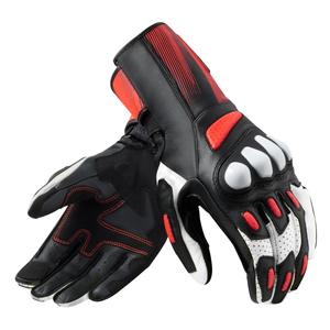 Motoristične rokavice Revit Metis 2 black-fluo red