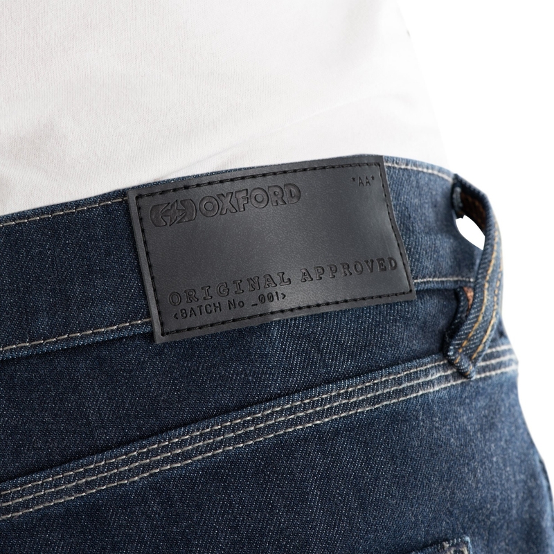 Oxford Original Approved Jeans AA Slim fit temno modra