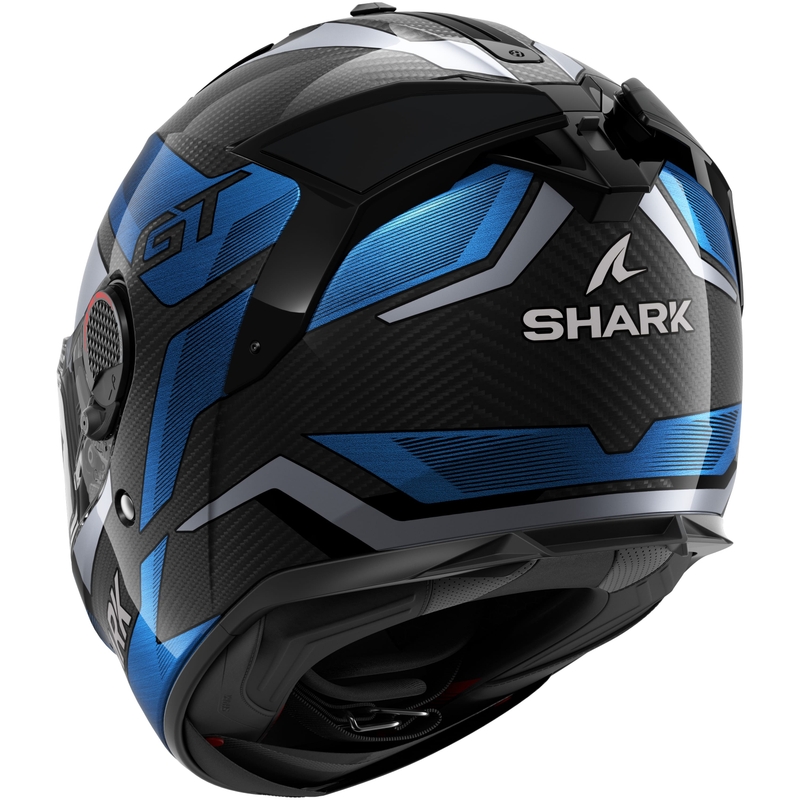 Integralna motoristična čelada SHARK SPARTAN GT PRO Carbon Ritmo črno-modra