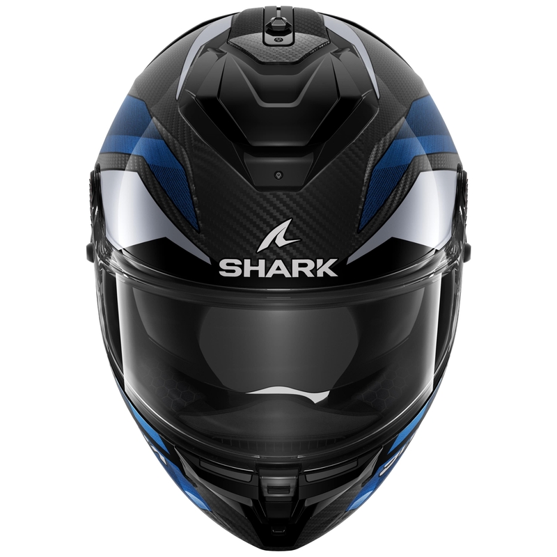 Integralna motoristična čelada SHARK SPARTAN GT PRO Carbon Ritmo črno-modra