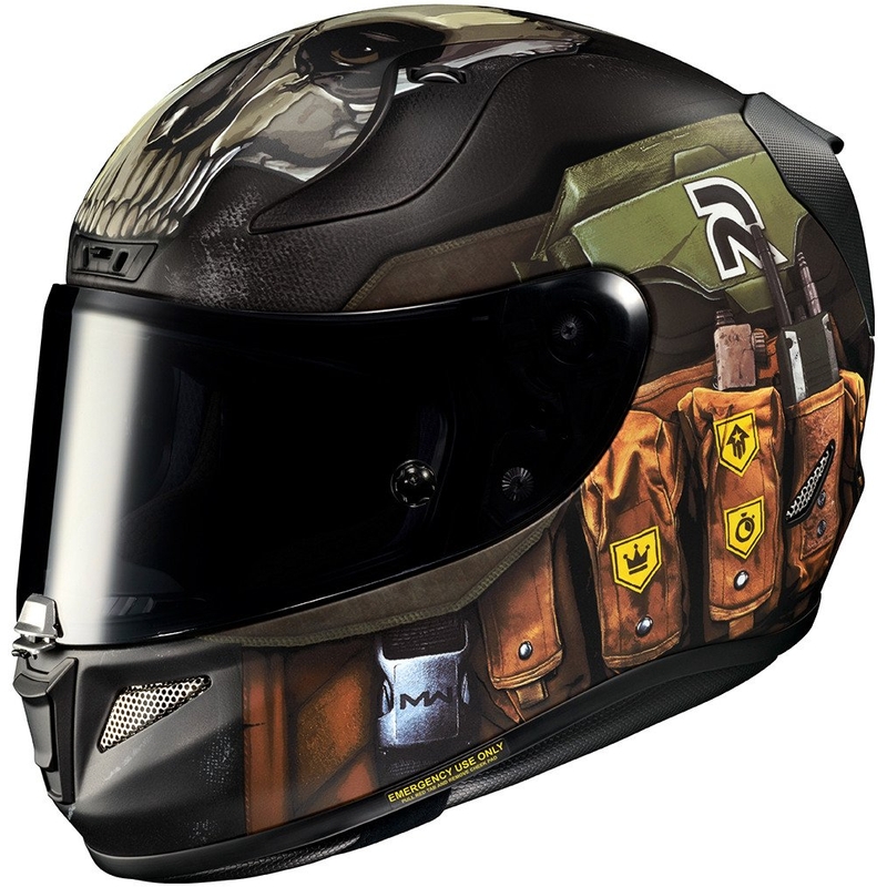 HJC RPHA 11 Ghost Call Of Duty MC34SF Full Face motoristična čelada črno-rjava-zelena akcija razprodaja
