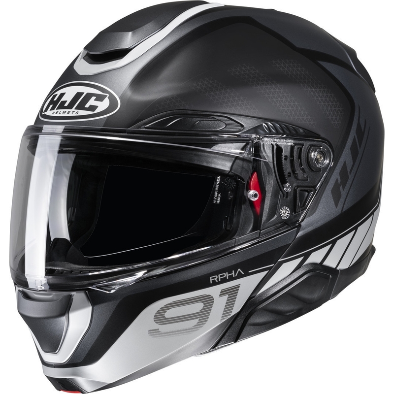 HJC RPHA 91 Rafino MC5SF motoristična čelada sivo-črna