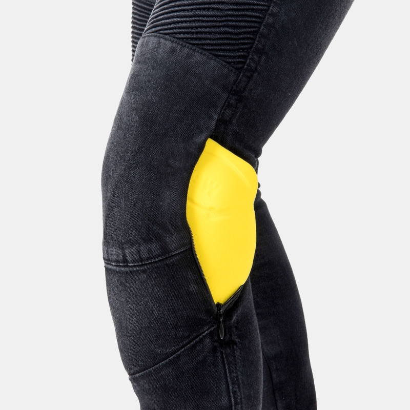 Ženske hlače Ozone Agness II Black Motorcycle Jeans