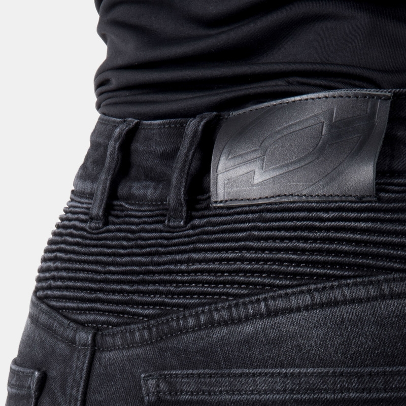 Ženske hlače Ozone Agness II Black Motorcycle Jeans