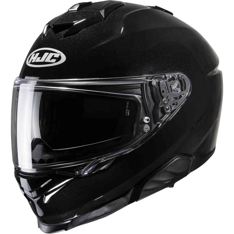 Integralna motoristična čelada HJC i71 Solid black metalic