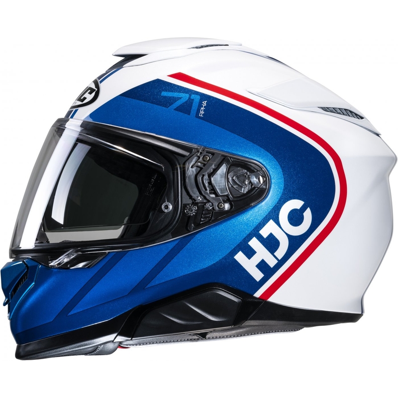 Integralna motoristična čelada HJC RPHA 71 Mapos MC21 rdeče-modro-bela razprodaja