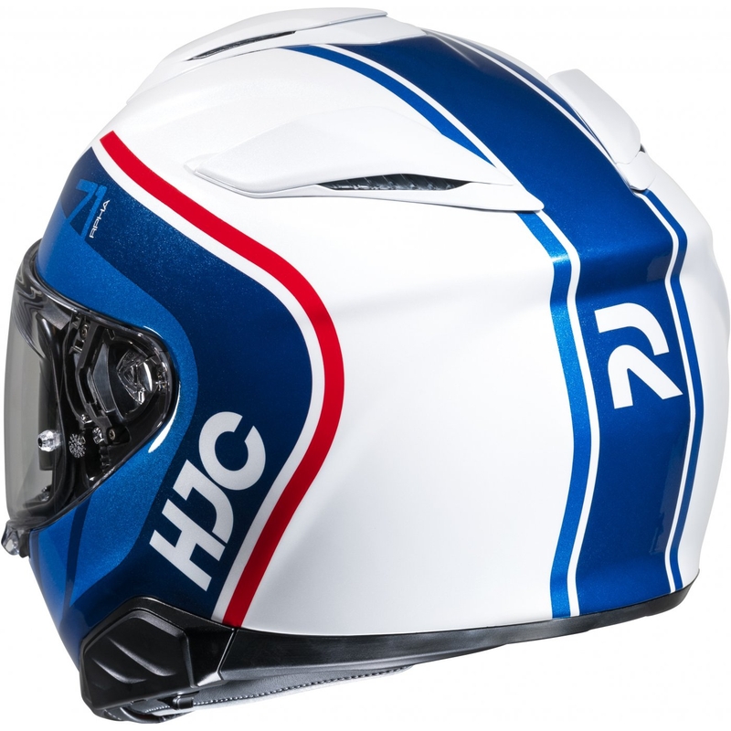 Integralna motoristična čelada HJC RPHA 71 Mapos MC21 rdeče-modro-bela razprodaja