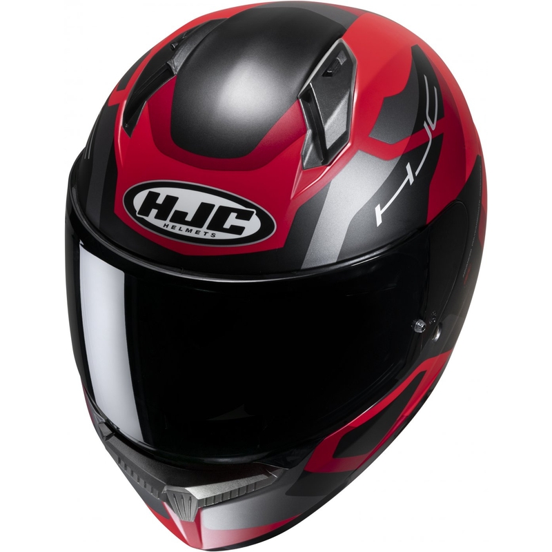 HJC C10 Tins MC1SF črno-sivo-rdeča integralna motoristična čelada