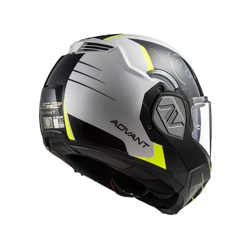Čelada za motoriste LS2 FF906 Advant Codex 06 črno-bela-fluo rumena