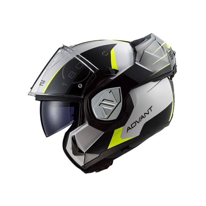 Čelada za motoriste LS2 FF906 Advant Codex 06 črno-bela-fluo rumena