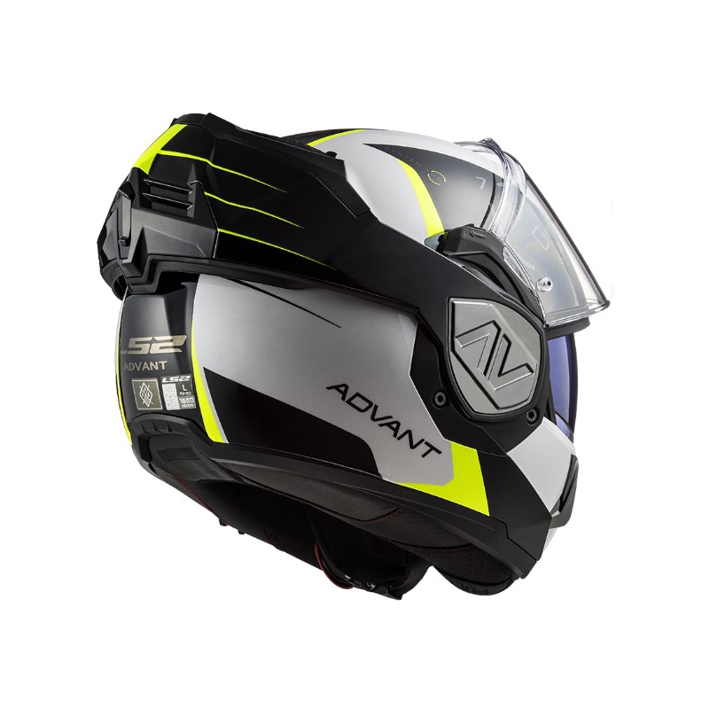 Čelada za motoriste LS2 FF906 Advant Codex 06 črno-bela-fluo rumena