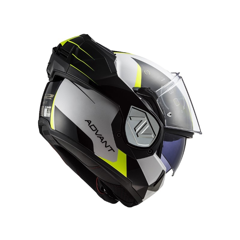 Čelada za motoriste LS2 FF906 Advant Codex 06 črno-bela-fluo rumena
