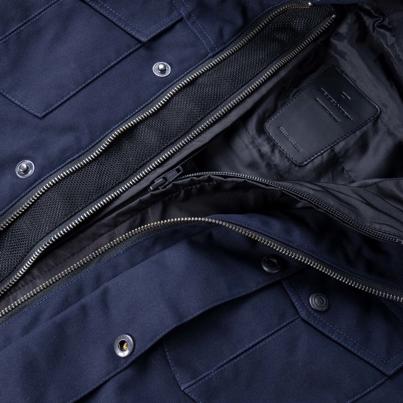 Rebelhorn Hunter Dark Blue Motorcycle Jacket razprodaja