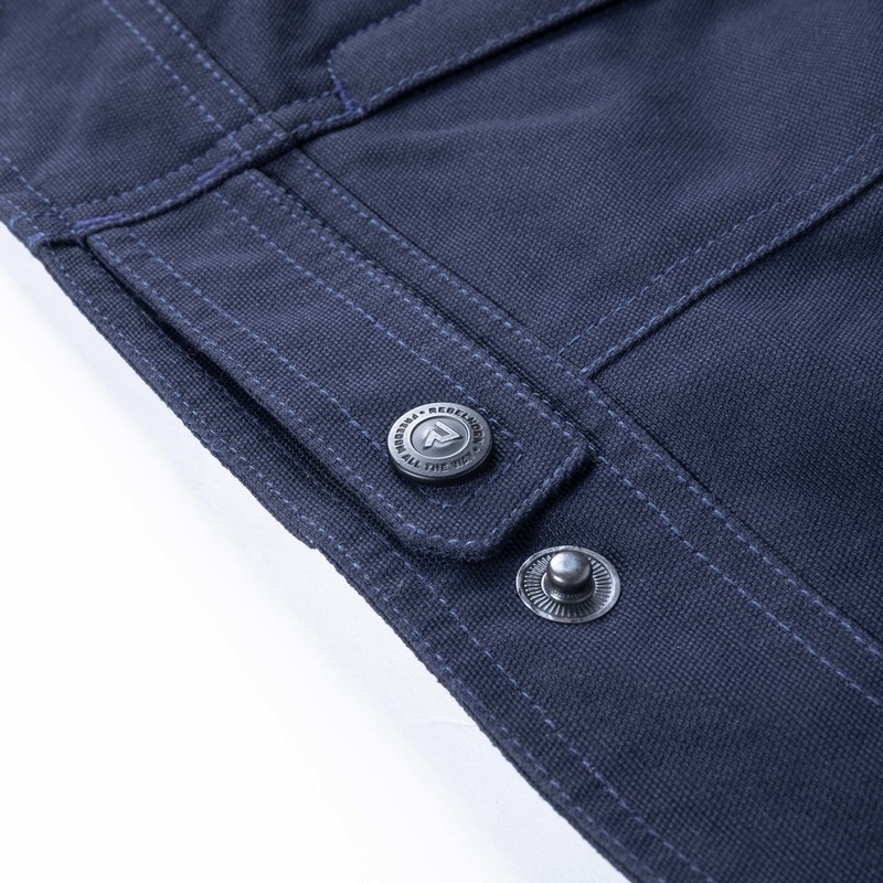 Rebelhorn Hunter Dark Blue Motorcycle Jacket razprodaja