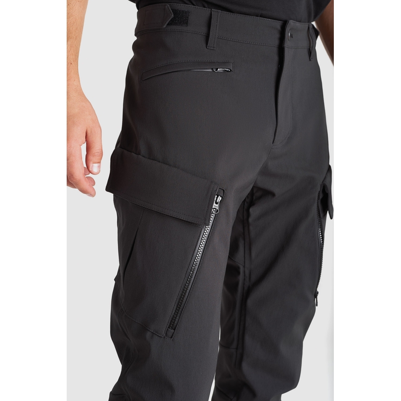 PANDO MOTO Triton WP Slim Black Motoristične hlače razprodaja