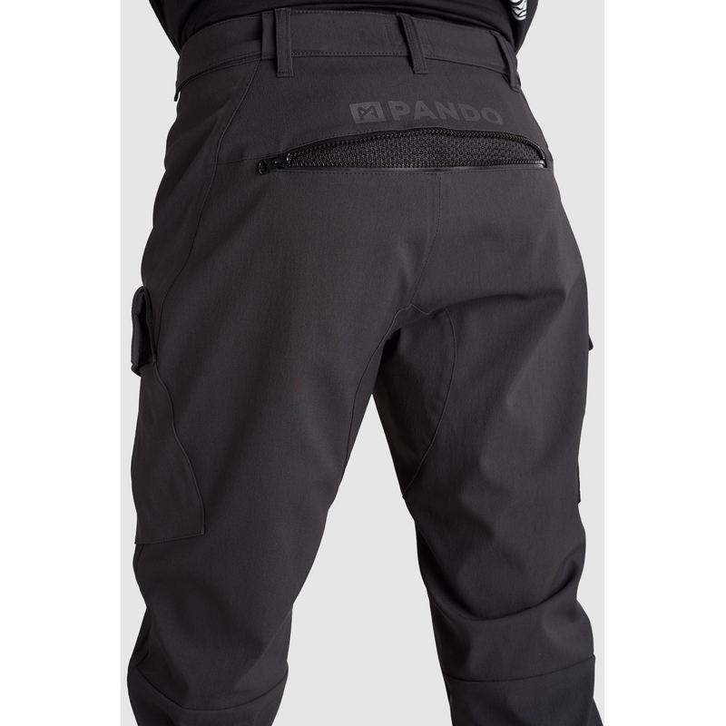 PANDO MOTO Triton WP Slim Black Motoristične hlače razprodaja