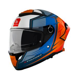 MT Thunder 4 SV Pental B4 integralna motoristična čelada modro-oranžna