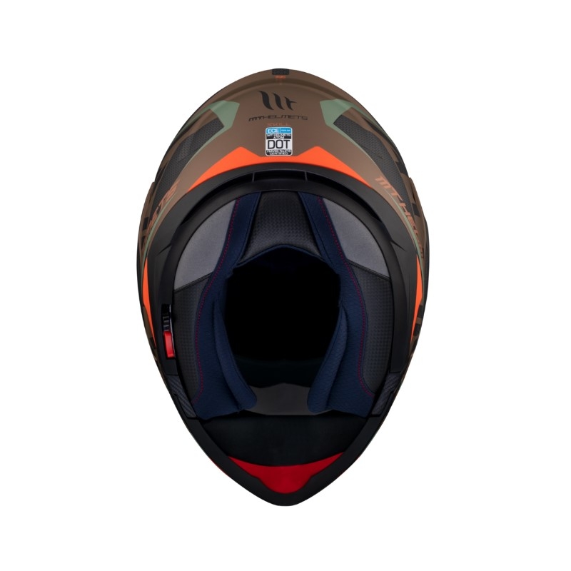 MT Atom SV Skill A9 motoristična čelada črno-zeleno-rjava razprodaja