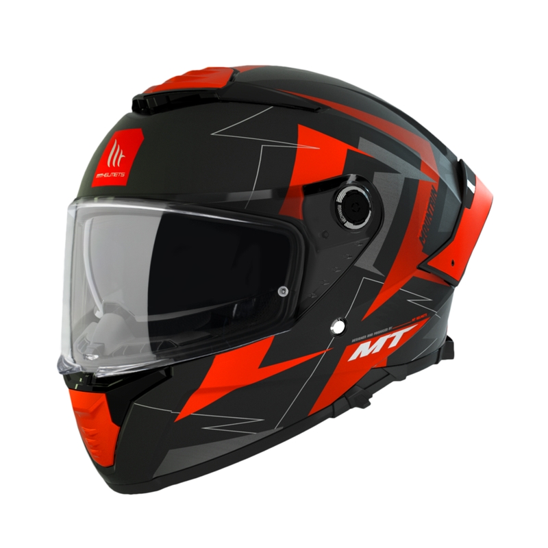 MT FF118SV Thunder 4 SV Mountain C5 črno-rdeča integralna motoristična čelada