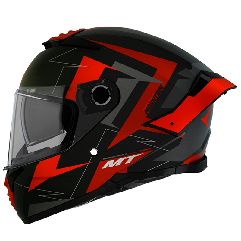 MT FF118SV Thunder 4 SV Mountain C5 črno-rdeča integralna motoristična čelada