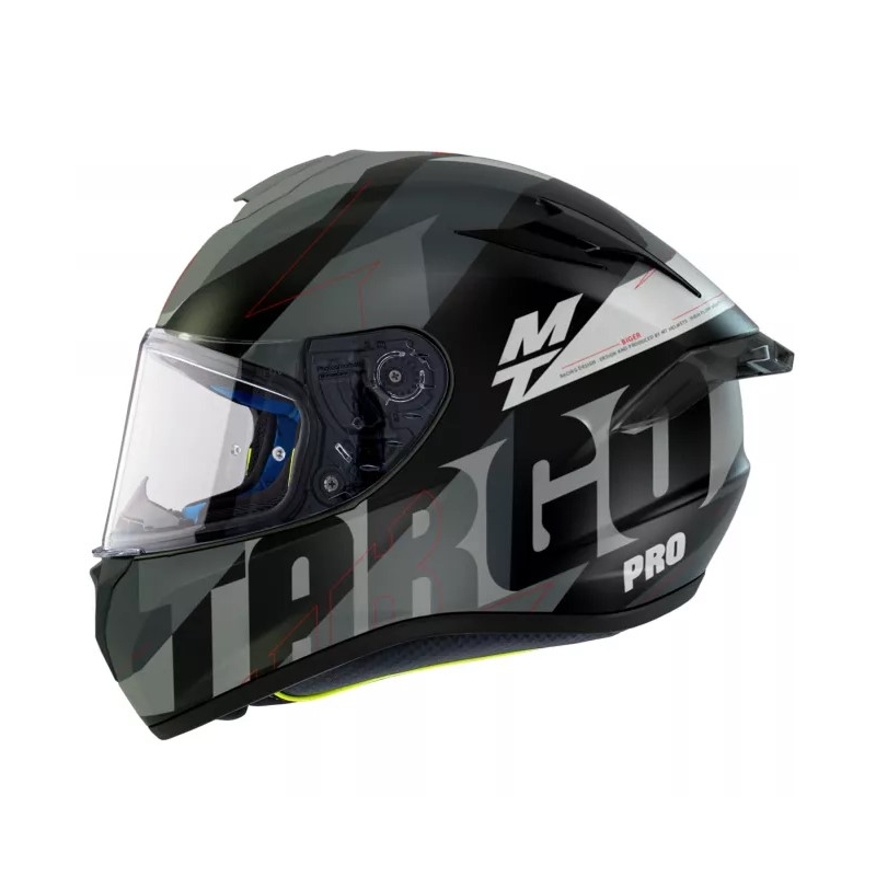 MT Targo Pro Biger črno-siva integralna motoristična čelada razprodaja
