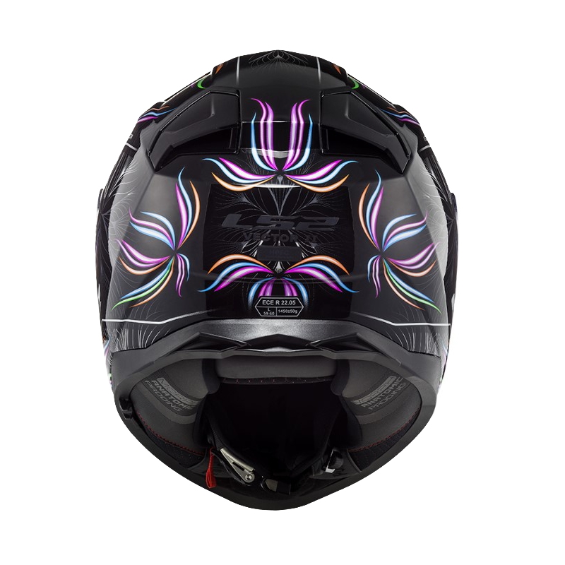 Motoristična čelada LS2 FF811 Vector II Tropical white-purple-black