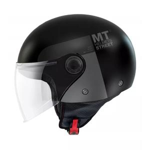 MT Street Inboard D2 Odprta motoristična čelada črno-siva