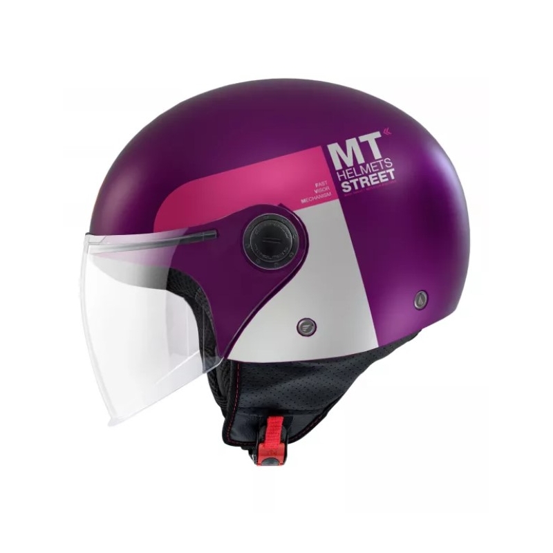 MT Street Inboard C8 Open motoristična čelada Purple