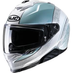 Integralna motoristična čelada HJC i71 Sera MC2 sivo-belo-modra