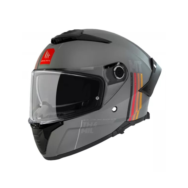 Razprodaja motoristične čelade MT Thunder 4 SV Mil C2 Grey Matte Integral
