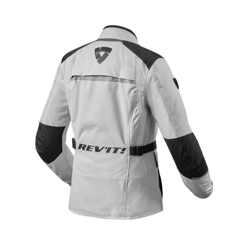 Revit Voltiac 3 H2O Ženska motoristična jakna Silver and Black