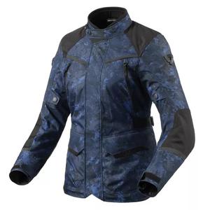 Ženska motoristična jakna Revit Voltiac 3 H2O camo blue