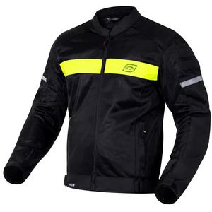 Ozone Dart črno-fluo rumena motoristična jakna