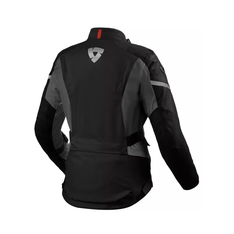 Ženska motoristična jakna Revit Horizon 3 H2O Black and Red